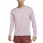 Nike Dri-Fit Miler &Uuml;mmarguse kaelusega pullover Lihtne pikkade varrukatega jooksu T-s&auml;rk Meeste &uuml;laosad CU0319-516 S