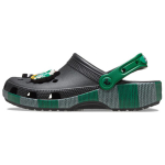 Crocs EVA &uuml;mar ninaga l&ouml;&ouml;giaukudega kingad unisex stiilis must ja roheline 34-35