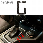 Carbon fiber color Stainless Auto Gear Shift Panel Cover Fit For Ford Ranger Everest Endeavour RHD 2015 2016 2017 2018