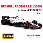 Bburago 1:43 2025 Red Bull RB21 Jaapani GP F1 vormelauto staatilised valatud s&otilde;idukid kogutavad v&otilde;idus&otilde;iduautode mudelim&auml;nguasjad