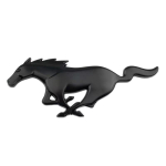 1 tk 3D hobuse logo metallist auto esip&otilde;rniku kleebis Mustangile Focusile Mondeo ROUSH SHELBY GT GT500 tagaluugi embleemim&auml;rgid black