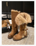 Shoe Utopia 2025 Talvised Vene K&otilde;rged Puckle Paks Fleece Moodsad Soojad Lumisaapad 39 brown