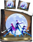 Anime Zoey Mira tekikate Deemonik&uuml;tid tekikate Tekikate Voodipesukomplekt lastele Teismelised T&auml;iskasvanud &Uuml;hekohaline Kahekohaline King koos padjaga EU Single(135*200cm)3pcs