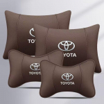 Toyota Corolla & Vios Auto kaela- ja nimmetoe padjad (komplekt) Toyota Logo - Four-Piece Set Suede