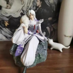 20cm Anime Inuyasha Kuju Inuyasha Kikyō Sesshoumaru Higurashi Kagome PVC Tegevuskuju Mudel M&auml;nguasjad Kogutav Mudel M&auml;nguasi Kingitus