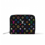 Louis Vuitton X Takashi Murakami Zippy Monogram Logo T&otilde;mblukuga Rahakott Naiste rahakott Must M13409 Basic Set (Bag+Dust Bag)