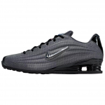 Nike x NAKED Copenhagen SHOX Z Casual Shoes Unisex Silver Gray IO9319-001 36.5