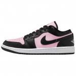 Jordan Air Jordan 1 Hingavad Madalad Vintage Korvpallijalatsid Naiste Must Roosa IO3394-663 35.5