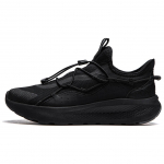 Li Ning Cloud Yi Slip On Cushioning Slip Resistant Abrasion Resistant Breathable Low top Casual Shoes Men's Black AGLU263-4 45
