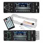 Kruger&Matz Bluetooth 4&rdquo; autoraadio AUX tagurduskaamera pesa 1 DIN