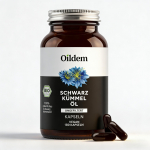 Oildem Orgaanilised Nigella Sativa seemne&otilde;li kapslid &ndash; Filtreerimata, K&uuml;lmpressitud, Vegansed, 180 kapslit