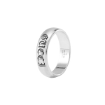 Gucci Soave Amore Graveeritud T&auml;htedega Kaunistus L&auml;ikiv 925 H&otilde;bedast S&otilde;rmus Unisex s&otilde;rmused 707811-J8400-0701 Dust Bag+Box (Random Color),12