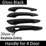 for Mazda CX60 CX-60 CX 60  Gloss Black Door Handle Cover Creative Style Stickers Trim Car External Accessories Gadget 4Handle 2 Buttons