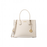 Michael Kors MK Mercer Logo Reguleeritav Eemaldatav &Otilde;larihm Krokodillimustriga Nahast Akordionkott Naiste &Otilde;lakotid Kreem 35T2GM9S3L-LTCREAM Basic Set (Bag+Dust Bag)