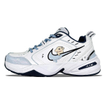 Nike Air Monarch 4 Blue Dog Slip Resistant Low top Chunky Sneakers Unisex Blue White 415445-102(Team627-) 41