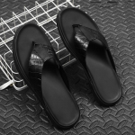 Meeste pl&auml;tud Mustad lamedad sussid Suvised igap&auml;evased sussid Meeste hingavad mugavad trendikad rannak&uuml;lmad klipid Mees nooruk v&auml;lisjalatsid 38