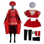 Shreki Cosplay Kost&uuml;&uuml;m Farquaadi Maksikuninga &Uuml;likond Filmitegelase Esituskost&uuml;&uuml;m Piiri&uuml;lene Tehas Y604 Complete Set M red
