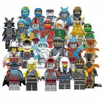 24 tk Ninjago minikujukest Kai Jay Sensei Wu Master ehitusklotside m&auml;nguasjad
