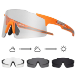 kapvoe Color-changing cycling glasses for myopic men and women, suitable for running, outdoor sports, wind and sand protection, bicycle accessories TK27-PH-1L-01 white