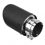 Carbon Fiber Style matt auto v&auml;ljalasketoru summuti otsa v&auml;ljalasketoru 63mm 89mm