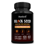 Mustk&ouml;&ouml;mne seemne&otilde;li 1500 mg Toidulisand, 120 kapslit pudelis 120 Capsules black