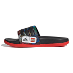Kids' LEGO x Adidas Adilette Comfort K Slippers Black Red FY8835 38 black