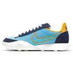 Nike Waffle Racer 2X Blackened Blue Naiste Tennised Photo-Blue Chlorine-Blue University-Gold DC4467-400 37.5