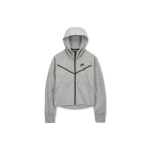 Nike Naiste Tech Fleece Windrunner 2 T&auml;is-lukuga kapuutsiga pusa, Tumehall/Must Naiste t&auml;navamood CW4299-063 XS
