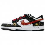 Nike Dunk nahast kulumiskindlad madalad rulaketsid Unisex Must Valge Punane HF5441-100(Team260-QD) 42