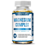 Magneesiumikompleks Toidulisand, Magneesiumoksiidi, Malaadi, 120 pehmet kapslit 120 Capsules white