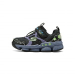 Skechers Laste Poiste Mugavad Spetsiifilised Libisemisvastased Kulumiskindlad Hingavad Madalad Treeningjalatsid Laste toss Must Roheline 407117L-BKGR 27.5