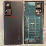 Xiaomi Mi 12T Pro aku kaane jaoks Mi12T tagumine korpus koos kaamera raamiga Black(200MP) gray