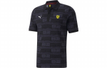 PUMA Ferrari Racing Collection Polo S&auml;rgid Meeste Must Polo Krae M&otilde;&otilde;dukas Sirge L&otilde;ige 535844-01 XS