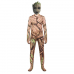 Marvel Guardians Of The Galaxy Groot Laste Cosplay Kost&uuml;&uuml;m, Halloweeni Puumees &Uuml;hesosaline Cosplay Kost&uuml;&uuml;m Children 110