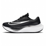 Nike Zoom Fly 5 Meeste Hingav V&otilde;rkjas S&uuml;sinikplaat Kulumiskindel Madal L&otilde;ige Maratonitreeninguks Jooksusaapad Must Valge DM8968-001 EU 44.5