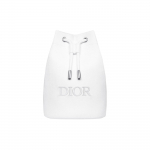 Dior valge n&ouml;&ouml;riga meigikott White Drawstring Makeup Bag