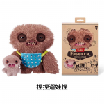 Baby Fugglers Mini Rascals Seeria Pl&uuml;&uuml;snukk Pehme T&auml;idisega M&auml;nguasi Anime Kuju Naljakas Kole T&otilde;usmemees Koletis Kollektsioon Kingitus