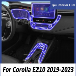 For TOYOTA Corolla E210 -2023 autokonsooli k&auml;igukasti paneeli kleebis L&auml;bipaistev TPU auto salongi kaitsekile G