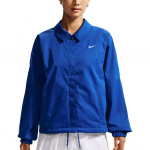 Nike Sportswear Laheda l&otilde;ikega polo kraega &uuml;hev&auml;rviline &uuml;he n&ouml;&ouml;biga pikkade varrukatega jakk Naiste jakid IU1975-417 XS