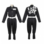 Laste Demon Slayer Corps Kimetsu No Yaiba Cosplay Kost&uuml;&uuml;m - Kamado Tanjirou &Uuml;likond Anime Keepiga Agatsuma Zenitsu Kost&uuml;meerimis-Ou kid110CM kuld