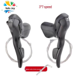 VeloJoy Universaalne Jalgratta K&auml;igu- ja Pidurisang 7-10 K&auml;iguline Integreeritud Derailleur gray