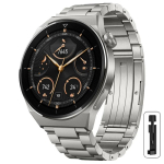 Titaanmetallist rihm HUAWEI Watch GT 4 3 Pro 46mm/GT3 GT 2 46mm/GT2 Pro 22mm randmepaelale K&auml;ev&otilde;ru Kellarihm Kiirvabastusega l&uuml;li For GalaxyWatch 46mm gray