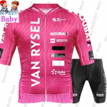Jalgrattas&auml;rgi komplekt Poisid T&uuml;drukud Prantsusmaa Jalgrattariided Lapsed Jalgrattakost&uuml;&uuml;m MTB Ropa Maillot S(Height95-117cm)