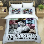 Laulja Harry Styles Tekikate Padjap&uuml;&uuml;r Voodipesukomplekt One Direction T&auml;iskasvanud Poisid T&uuml;drukud Magamistoa Kaunistus &Uuml;he- v&otilde;i Kahekohaline 140x200cm