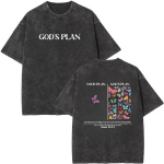 [ Uus kollektsioon naistele ] God's Plan Unisex pestud t-s&auml;rk, kristlik t-s&auml;rk S mitmev&auml;rviline