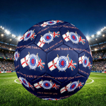 1 tk Rangers FC Suurus 5 Jalgpall, Standardne Spordijalgpall Tugeva &otilde;mblusega Treeninguks Ja M&auml;nguks, Jalale S&otilde;bralik, Vastupidav ja Unikaalne Size 5