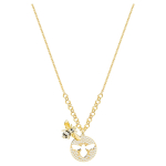 Swarovski Lisabel Kaelakee Mesilase Motiiv Kuldse Tooniga Pinnatud Valge cm 5365641 valge