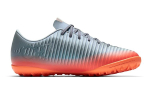 Nike Jr MercurialX 6 CR7 TF Libisemisvastased Kulumiskindlad Madalad Laste Jalgpallikingad Hall Must Oranž Teismelised 852487-001 28 red