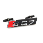 3D ABS Kroom Must Logo SQ3 SQ5 SQ7 Embleem Auto Esiv&otilde;re M&auml;rk Tarvikud Audi SQ