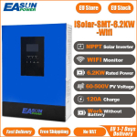 Easun Power 2000w 4000w 6200w 12v 24v 48v MPPT H&uuml;briid V&otilde;rgust Eraldatud Puhas Siinuslaine 100A 120A 230v 50/60hz P&auml;ikeseinverter Laadija WIFI
